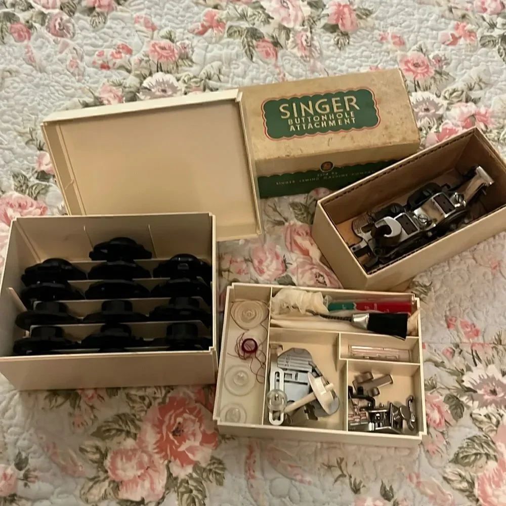 Singer, sewing machine attachments
